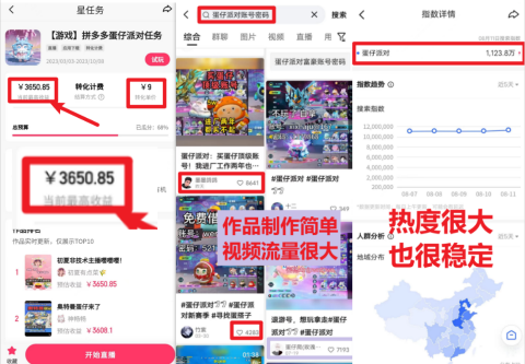 图片[1]-靠蛋仔派对日入3600+，会截图就能做，保姆式教学 无脑操作（教程+资料）-狄威团队