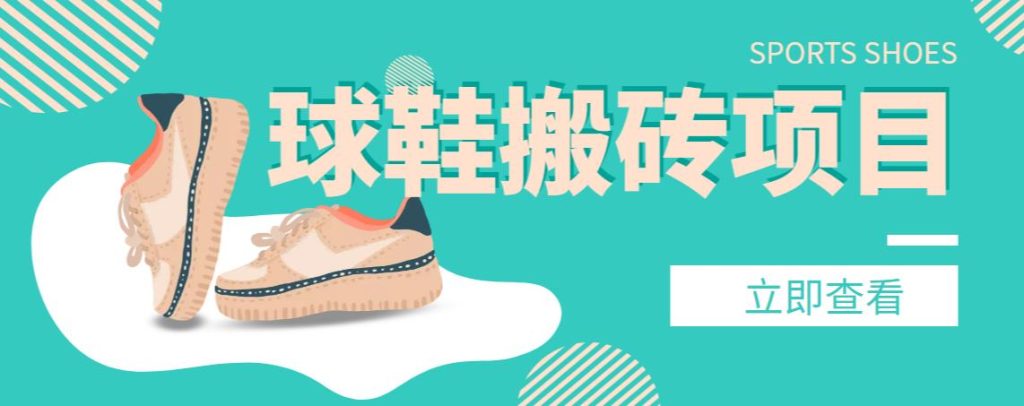 【搬砖必备】外面收费998的球鞋搬砖项目，月入轻松5000+的项目案例解析-狄威团队