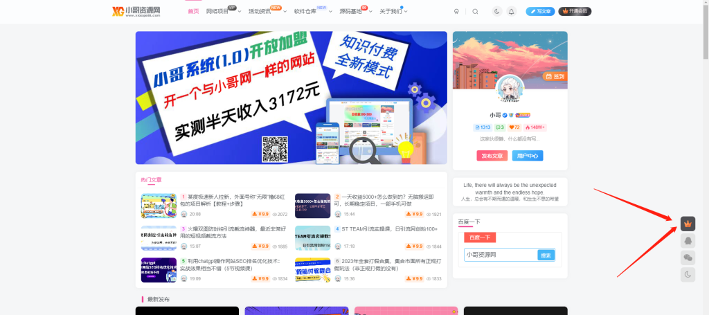 注意：加入小哥VIP，2023年带你闷声赚大钱，轻松月赚1000，10000，100000+，甚至更多-狄威团队