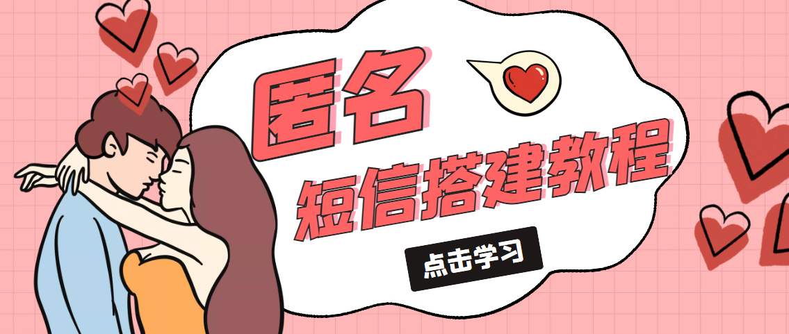 冷门月入过万的匿名短信项目搭建教程【网站源码+网站搭建视频教程】-狄威团队