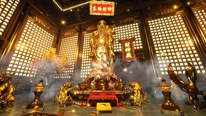 图片[1]-VR全景模式五路财神无人直播玩法，抖音目前最火玩法独家制作【吸金又吸睛】-狄威团队