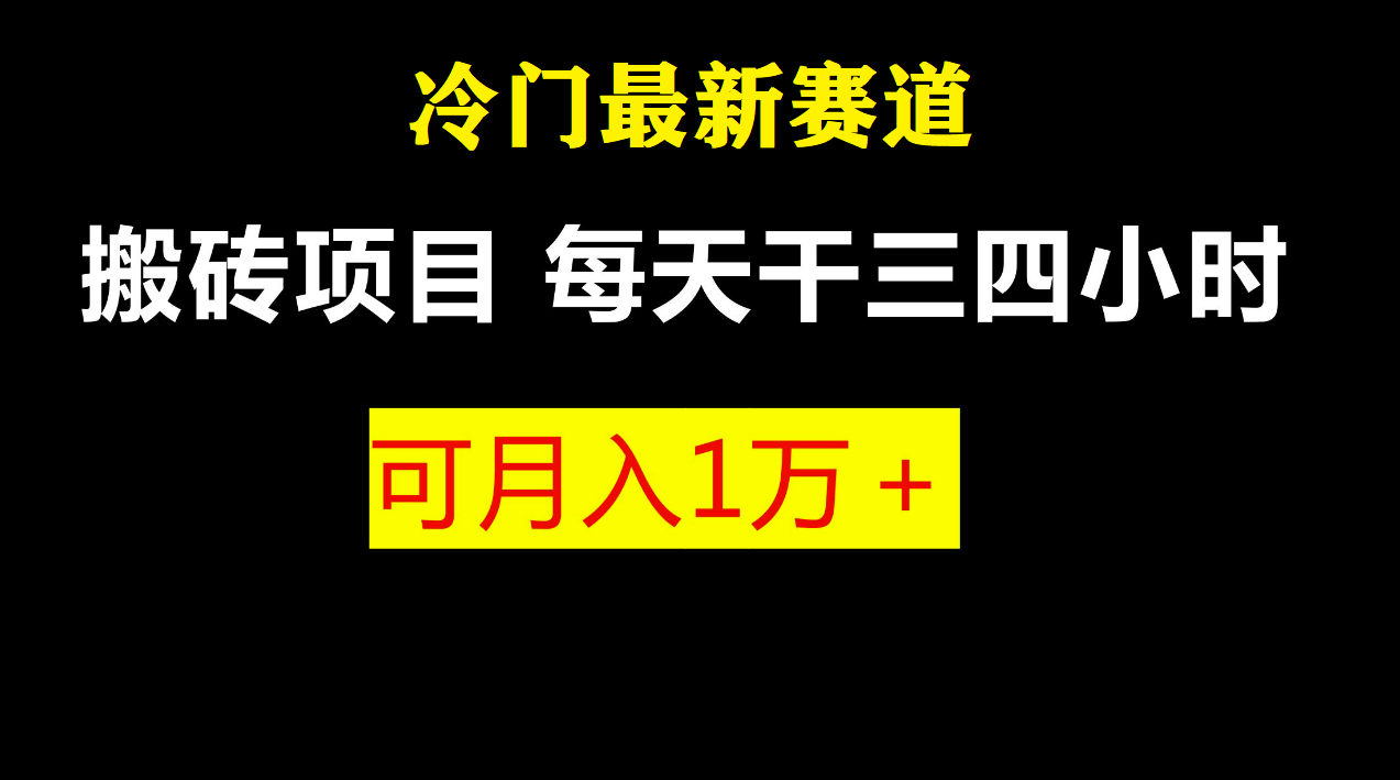 最新冷门游戏搬砖项目，零基础也能玩（附教程+软件）-狄威团队