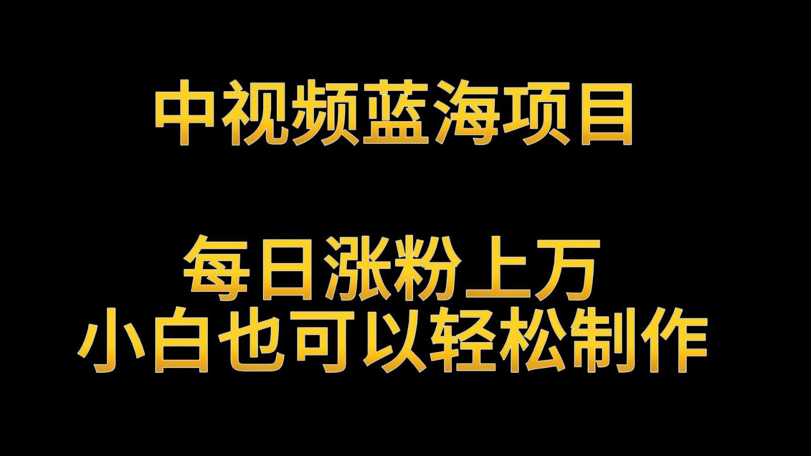 中视频蓝海项目，解读英雄人物生平，每日涨粉上万，小白也可以轻松制作，月入过万-狄威团队