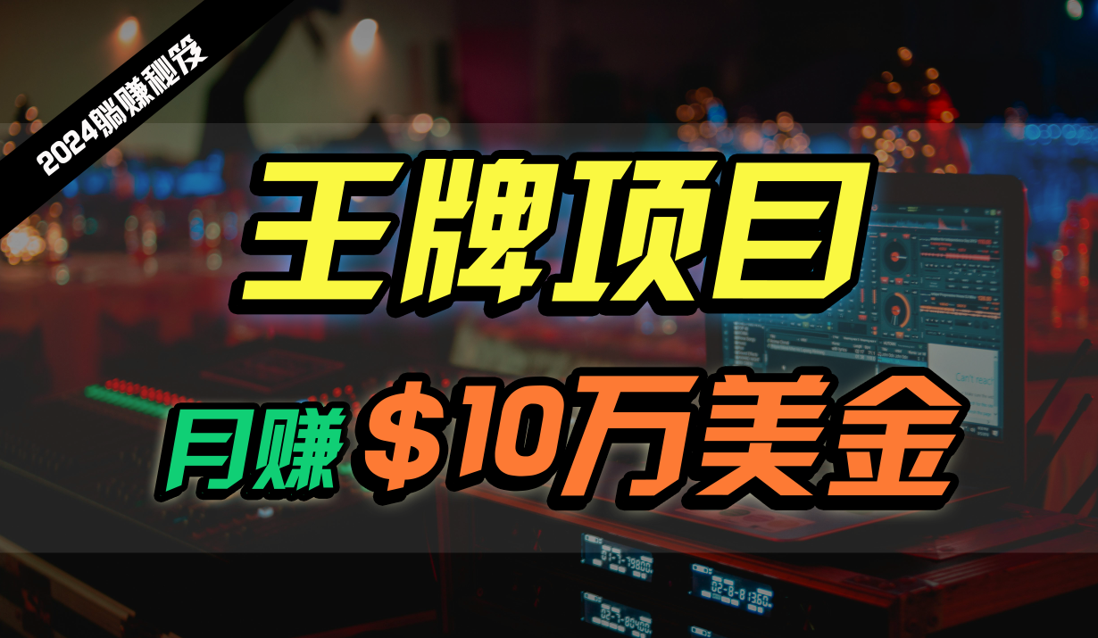 王牌项目月入10W美金，2024最新国外挂机撸U项目，全程无人值守，可批量放大！-狄威团队