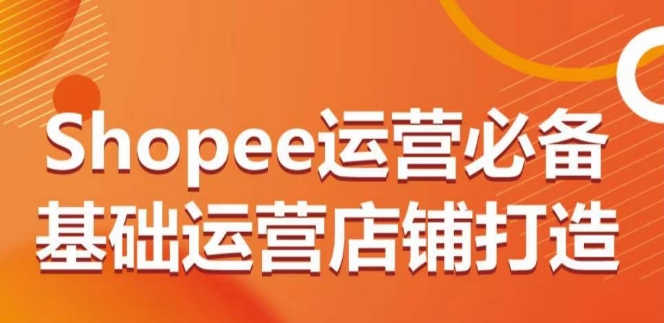 Shopee运营必备基础运营店铺打造，多层次的教你从0-1运营店铺-狄威团队