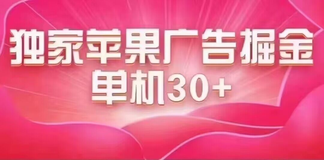 最新苹果系统独家小游戏刷金 单机日入30-50 稳定长久吃肉玩法-狄威团队