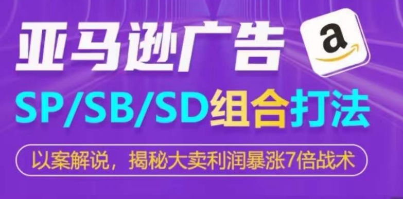 亚马逊SP/SB/SD广告组合打法，揭秘大卖利润暴涨7倍战术-狄威团队
