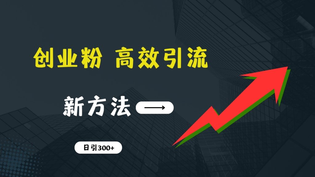 快速引流创业粉：抖音工具号日引300+实战技巧，创业粉引流全攻略-狄威团队