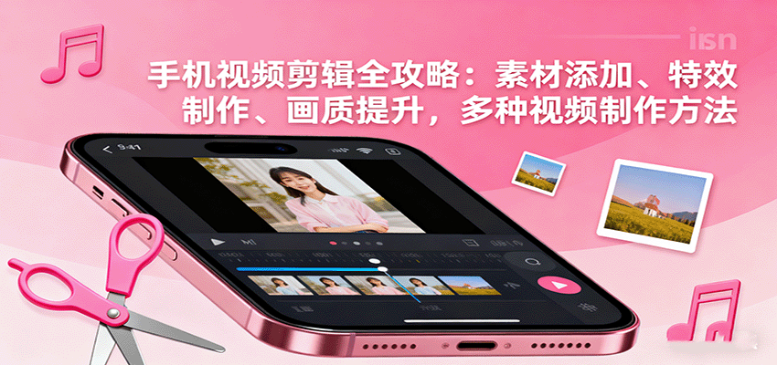 手机视频剪辑全攻略：素材添加、特效制作、画质提升，多种视频制作方法-狄威团队