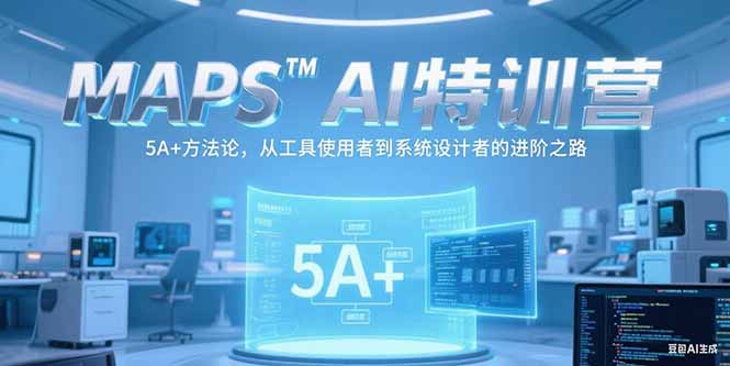 MAPSAI特训营，掌握 5A+方法论，从工具使用者到系统设计者的进阶之路-狄威团队
