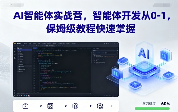 AI智能体实战营，智能体开发从0-1，保姆级教程快速掌握-狄威团队
