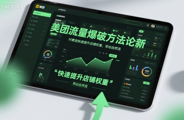 美团流量爆破方法论，付费流快速提升店铺权重，带动自然流-狄威团队