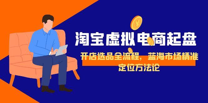 淘宝虚拟电商起盘，开店选品全流程，蓝海市场精准定位方法论-狄威团队