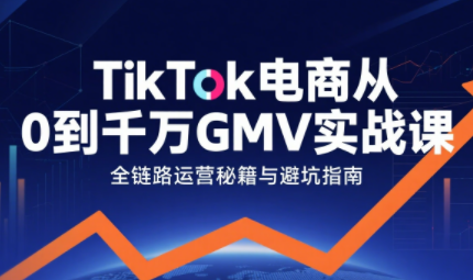 三千老师·TikTok电商从0到千万GMV实战课-狄威团队