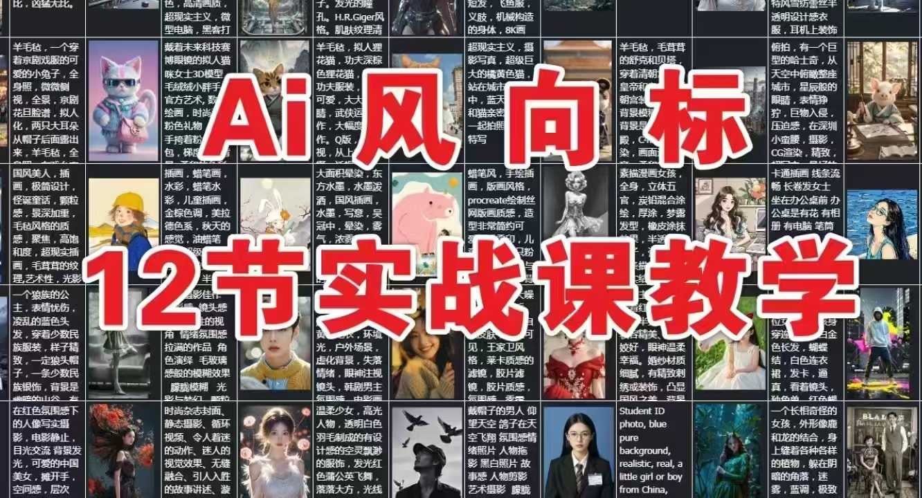 AI风向标：12节实战课教学-狄威团队