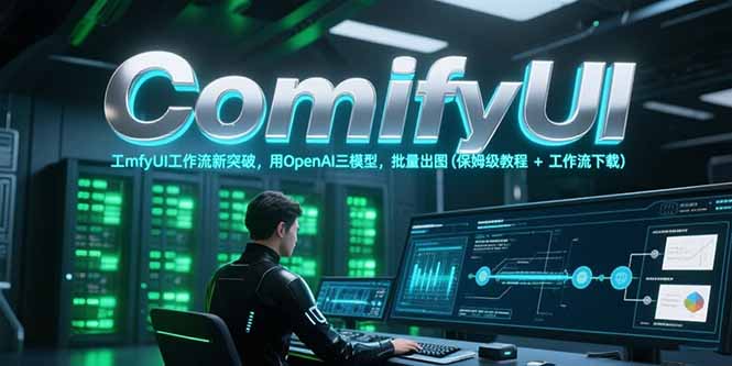 ComfyUI工作流新突破，用OpenAI三模型，批量出图(保姆级教程+工作流下载-狄威团队
