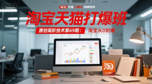 淘宝天猫打爆班原创高阶技术第69期：淘宝从0到爆-狄威团队