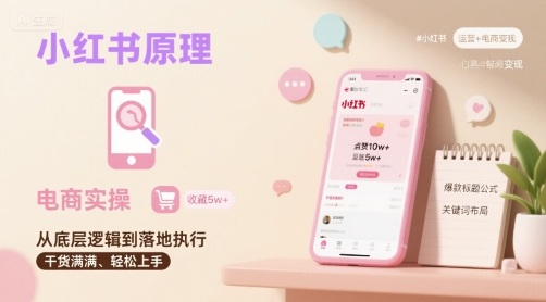 小红书原理以及详细实操流程，小红书电商教程-狄威团队