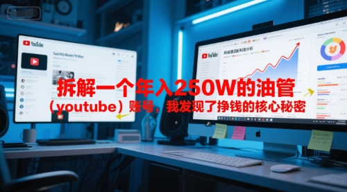 付费文章：拆解一个年入250W的油管(youtube)账号，我发现了挣钱的核心秘密-狄威团队