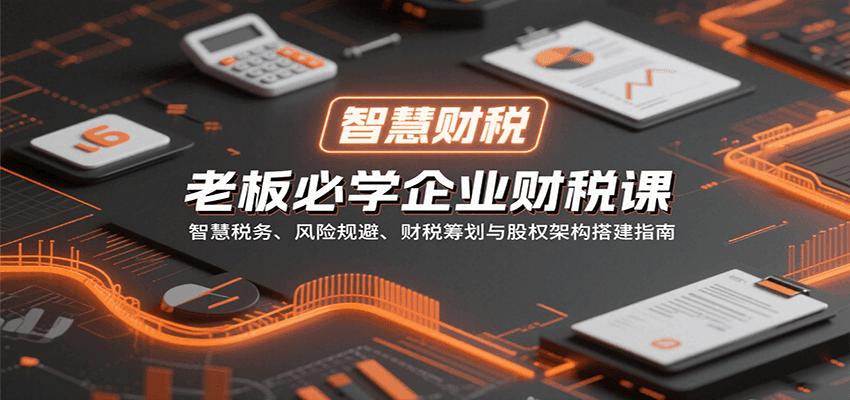 老板必学企业财税课：智慧税务、风险规避、财税筹划与股权架构搭建指南-狄威团队