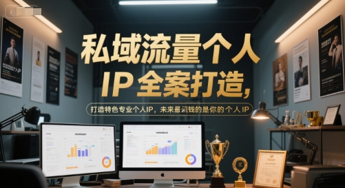 私域流量个人IP全案打造，打造特色专业个人IP，未来最值钱的是你的个人IP-狄威团队