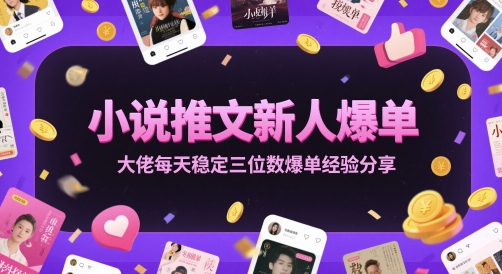 小说推文新人爆单大佬每天稳定三位数爆单经验分享-狄威团队