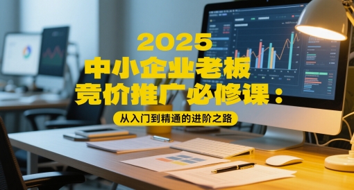 2025中小企业老板竞价推广必修课：从入门到精通的进阶之路-狄威团队