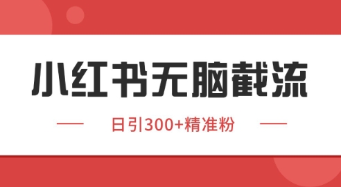 小红书截流同行客源，独家野路子获客玩法 日引200+暴力获客【揭秘】-狄威团队