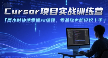 Cursor项目实战训练营，两小时快速掌握AI编程，零基础也能轻松上手-狄威团队