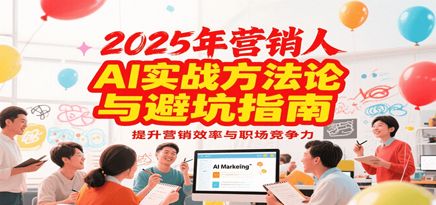 2025年营销实战方法论与避坑指南，利用AI提升营销效率与职场竞争力-狄威团队