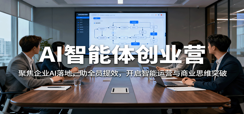 AI智能体创业营：聚焦企业AI落地，助全员提效，开启智能运营与商业思维突破-狄威团队